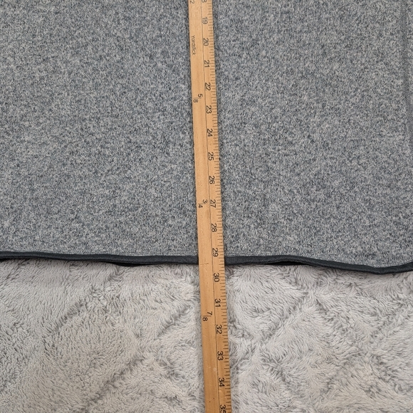 Patagonia Jacket Mens XL Gray Forge Nickel Better Sweater ¼ Zip Fleece Logo - Picture 4 of 9